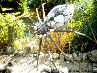 Photography titled "L'araignée géante" by Agostinho Dacunha, Original Artwork, Manipulated Photography