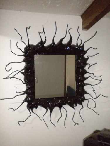 Sculpture intitulée "Miroir tentacule" par Agostinho Dacunha, Œuvre d'art originale, Plâtre