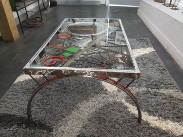 Design mit dem Titel "Table basse" von Agostinho Dacunha, Original-Kunstwerk, Möbel