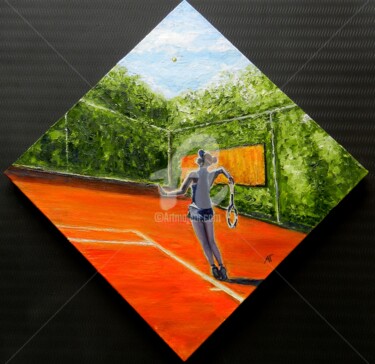 Картина под названием "Игра" - Андрей Гудков, Подлинное произведение искусства, Масло