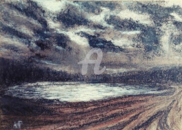 Рисунок под названием "Перед грозой" - Андрей Гудков, Подлинное произведение искусства, Пастель