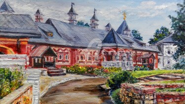 Картина под названием "Царицыны палаты" - Андрей Гудков, Подлинное произведение искусства, Масло