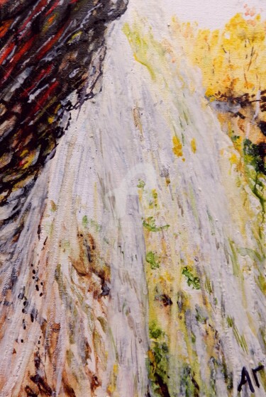 Картина под названием "Природный душ" - Андрей Гудков, Подлинное произведение искусства, Акварель