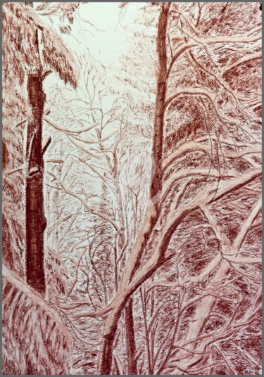 Картина под названием "Зима красна." - Андрей Гудков, Подлинное произведение искусства, Другой