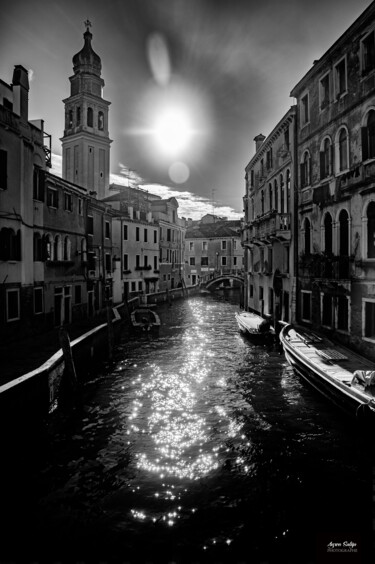 Photography titled "Venise monochrome" by Agron Salija, Original Artwork, Digital Photography