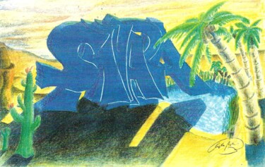 Malerei mit dem Titel "502 Sahara.jpg" von Cb, Original-Kunstwerk, Andere