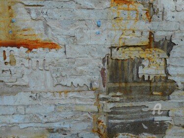Photographie intitulée "Texture vieux mur" par A Guerard, Œuvre d'art originale