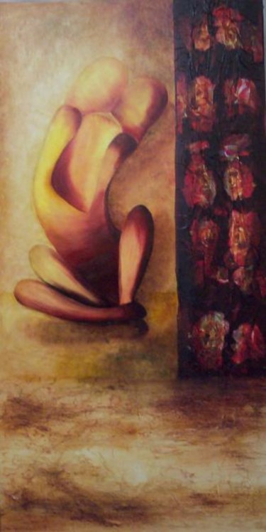 Peinture intitulée "Deux ne faisant qu'…" par Pascale Aguettaz Bellanger, Œuvre d'art originale