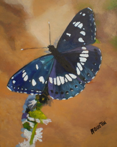 Painting titled "serie-mariposa-a7.j…" by Agustin, Original Artwork, Oil
