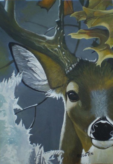 Pittura intitolato "serie ciervo A6" da Agustin, Opera d'arte originale, Olio