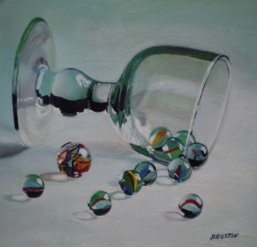 Pintura titulada "copa-de-canicas.jpg" por Agustin, Obra de arte original, Oleo