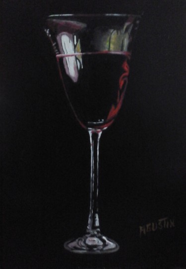 Peinture intitulée "copa-de-vino.jpg" par Agustin, Œuvre d'art originale, Huile