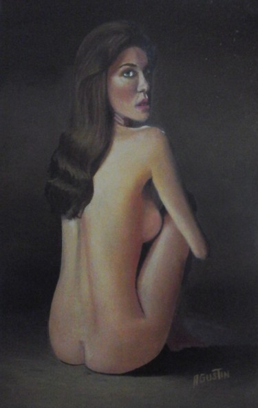 Peinture intitulée "cuerpo-de-mujer-1.j…" par Agustin, Œuvre d'art originale, Huile