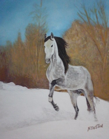"caballo" başlıklı Tablo Agustin tarafından, Orijinal sanat, Petrol