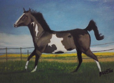 Pintura titulada "serie caballo A15" por Agustin, Obra de arte original, Oleo