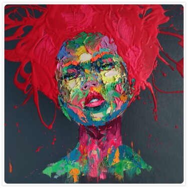 future Painting titled "future" by Agusil, Original Art, Acrylic Mounted on Stretcher frame