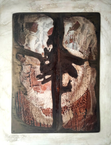 Γλυπτική με τίτλο "Regato" από Agustín García-Espina Martínez, Αυθεντικά έργα τέχνης, Ξύλο Τοποθετήθηκε στο Ξύλινο φορείο σκ…