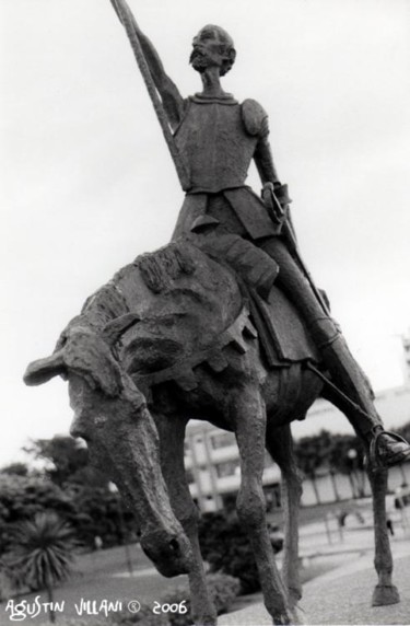 Fotografía titulada "Quijote y el Equino" por Agustin Villani, Obra de arte original