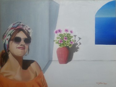 Pintura titulada "Summer reflections" por A.Gökhan Yaşar, Obra de arte original, Oleo Montado en Bastidor de camilla de made…