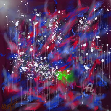 Цифровое искусство под названием "Nebulous-imaginatio…" - Ahmed Alozade, Подлинное произведение искусства, Цифровая живопись