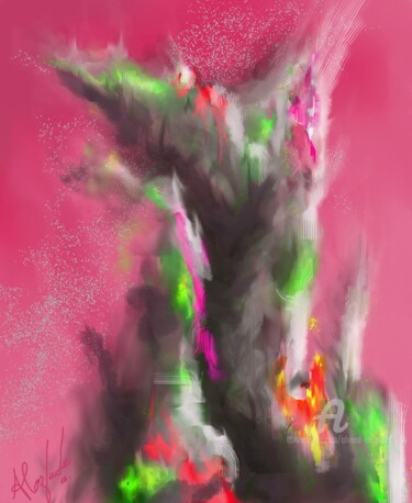 Digitale Kunst mit dem Titel "Dream-to-the-precio…" von Ahmed Alozade, Original-Kunstwerk, Digitale Malerei