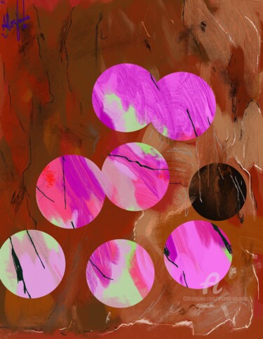 Digitale Kunst mit dem Titel "Holes-of-joy-83-ke.…" von Ahmed Alozade, Original-Kunstwerk, Digitale Malerei