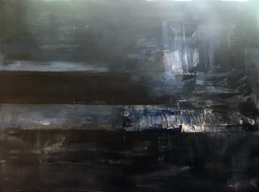 Pittura intitolato "Night Sail - Origin…" da Ahmed Barrada, Opera d'arte originale, Acrilico