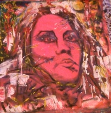 Peinture intitulée "Fayrouse" par Ahmed Fares, Œuvre d'art originale, Acrylique Monté sur Châssis en bois