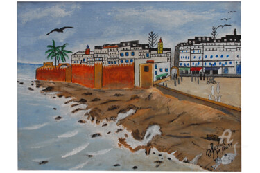 「presqu'île.jpg」というタイトルの絵画 Ahmed Fertatによって, オリジナルのアートワーク, オイル