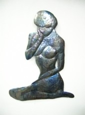 Sculpture titled "metal rölyef" by Ahmetart, Original Artwork