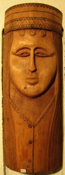 "agaç mask-wood mask" başlıklı Heykel Ahmetart tarafından, Orijinal sanat, Ahşap