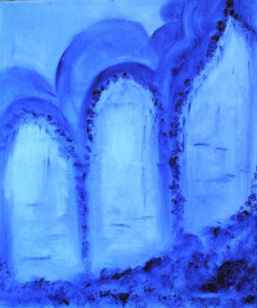 Malerei mit dem Titel "Palais d'Orient" von Dominique Ah-Thon, Original-Kunstwerk