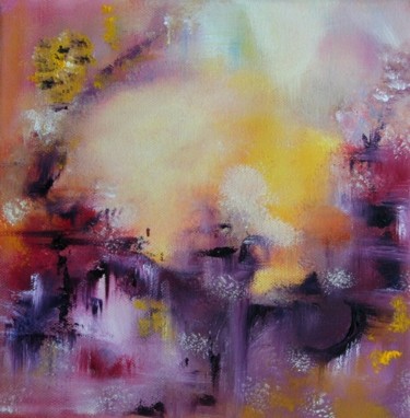 Painting titled "Le Jardin Zen" by Dominique Ah-Thon, Original Artwork