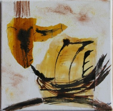 Peinture intitulée "Voyage sur le Nil" par Dominique Ah-Thon, Œuvre d'art originale