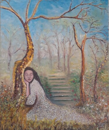 Pintura intitulada "Harmonie" por Aicha Ahayoun Tazmi, Obras de arte originais, Óleo