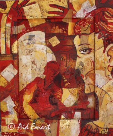 Pintura titulada "Concert window" por Aida Emart, Obra de arte original, Oleo