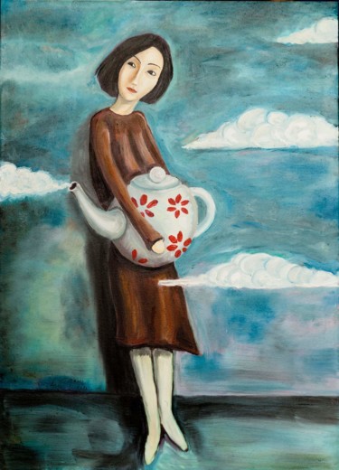 Painting titled "Untitled" by Avto Bakradze, Original Artwork