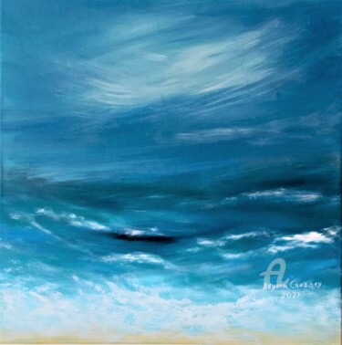 Painting titled "Dance of the sea" by Ailen Tarlev, Original Artwork, Acrylic