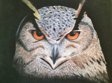 Painting titled "Look into your Soul" by Ailen Tarlev, Original Artwork, Pastel