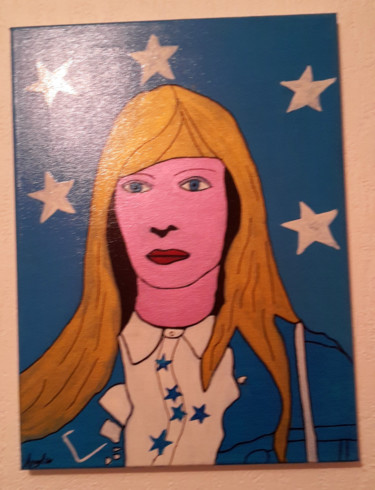 Painting titled "whomen-star.jpg" by Angel White, Original Artwork, Acrylic