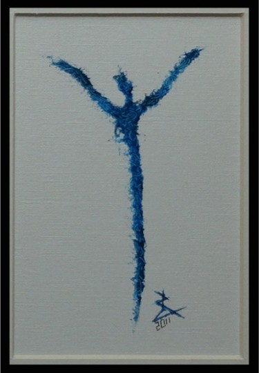 Peinture intitulée "NUDE ANGEL Y" par Ludovic Rinaudo, Œuvre d'art originale