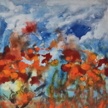 Pittura intitolato "Spring" da Aima Martín, Opera d'arte originale, pigmenti