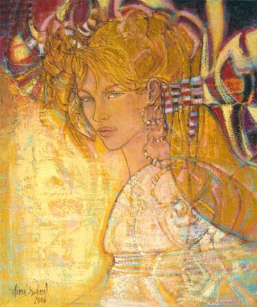 Painting titled "Auriane" by Aimé Venel, Original Artwork
