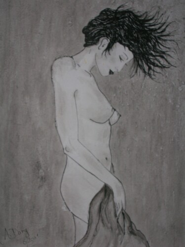 Dessin intitulée "Femme" par Aimée Dang, Œuvre d'art originale, Autre