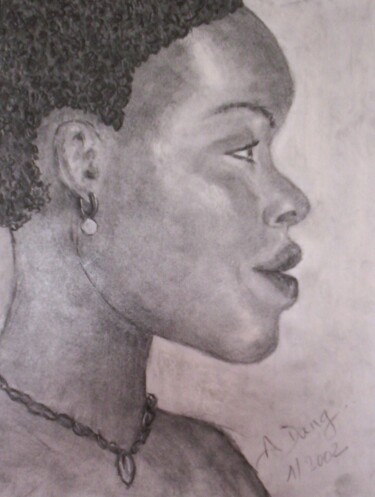 Dessin intitulée "Portrait" par Aimée Dang, Œuvre d'art originale, Crayon