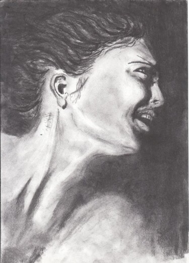 Dessin intitulée "Femme" par Aimée Dang, Œuvre d'art originale, Crayon