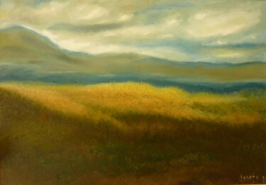 Painting titled "Landscape, 2013" by Aimee-Josephine, Original Artwork, Oil