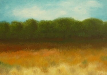 Painting titled "Waldrand,2012" by Aimee-Josephine, Original Artwork, Oil