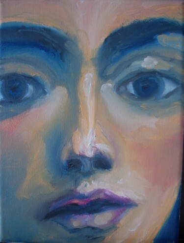 Painting titled "Maria,2008" by Aimee-Josephine, Original Artwork, Oil