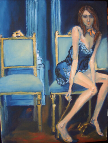 Pittura intitolato "Ohne Titel,2008" da Aimee-Josephine, Opera d'arte originale, Olio